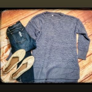 Popcorn sweater pullover